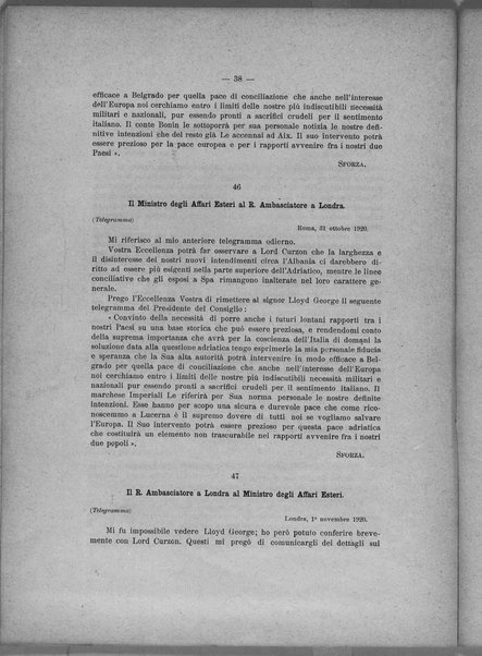 Libro verde sui negoziati diretti fra il Governo italiano e il Governo jugoslavo per la pace adriatica